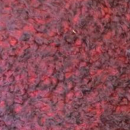 Wilder Hirtenstoff 40 x 40 cm - rot mit dunklen Spitzen